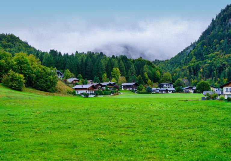 Valle del Bregenzer Ach y Lauterach, praderas alpinas en Vorarlberg