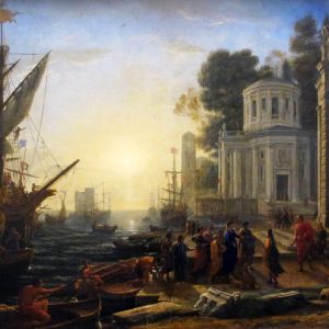 luz dorada que envuelve el valle al atardecer